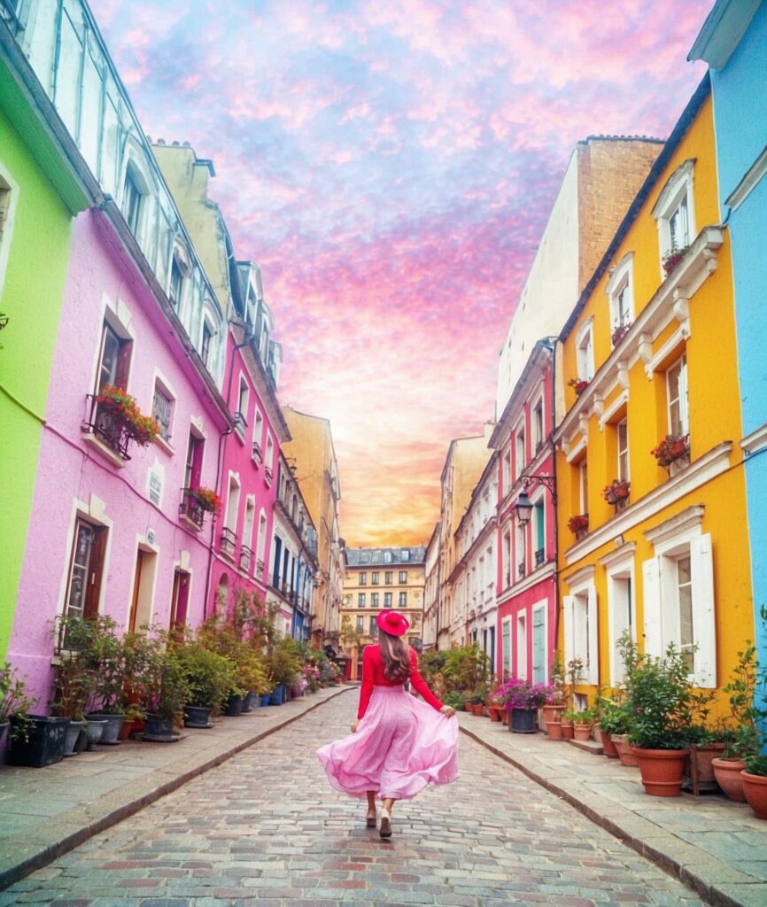 Rue Crémieux: Paris' Colorful Secret