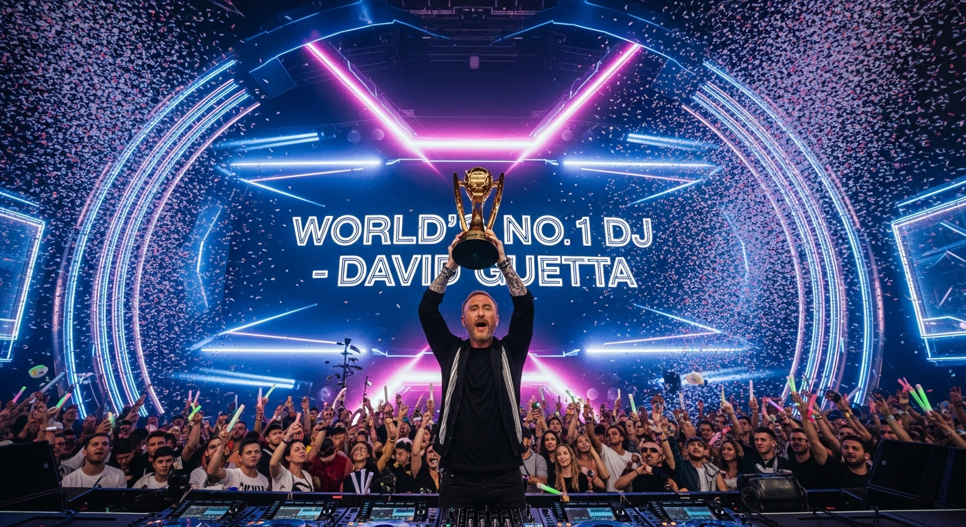 David Guetta crowned World's No 1 DJ at UNVRS Ibiza 2025